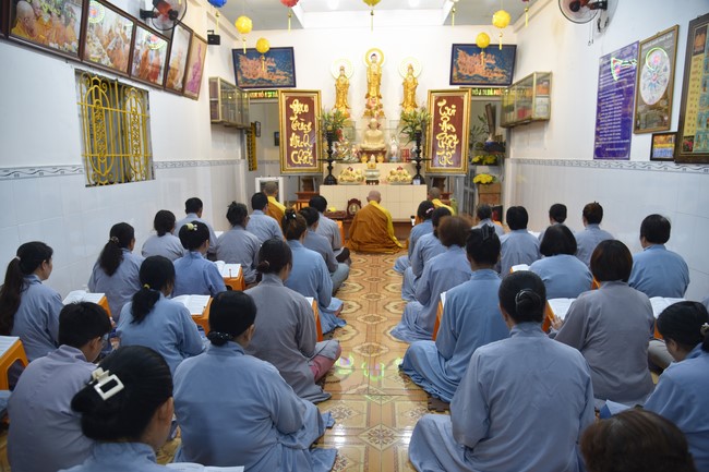 The 6th gratitude Ceremony and One-Day Practice at Minh Chat ashram in Can Tho