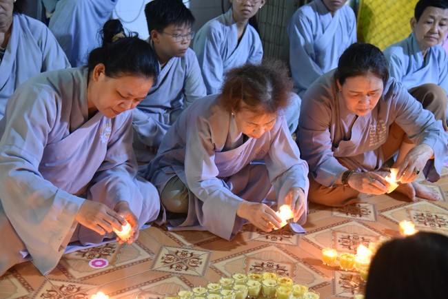The 6th gratitude Ceremony and One-Day Practice at Minh Chat ashram in Can Tho