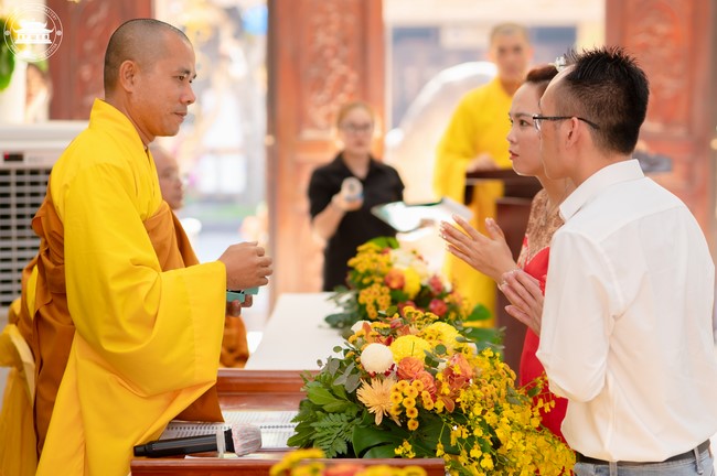 Wedding Ceremony at the pagoda