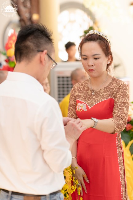 Wedding Ceremony at the pagoda
