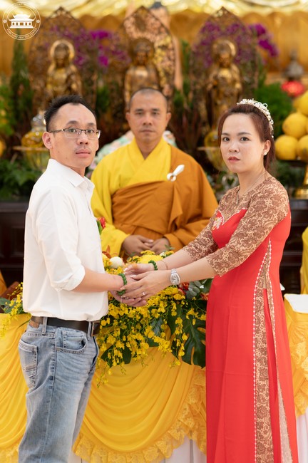 Wedding Ceremony at the pagoda