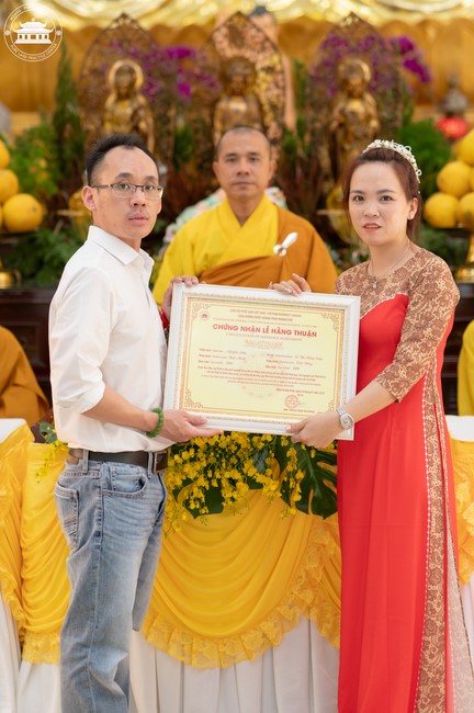 Wedding Ceremony at the pagoda