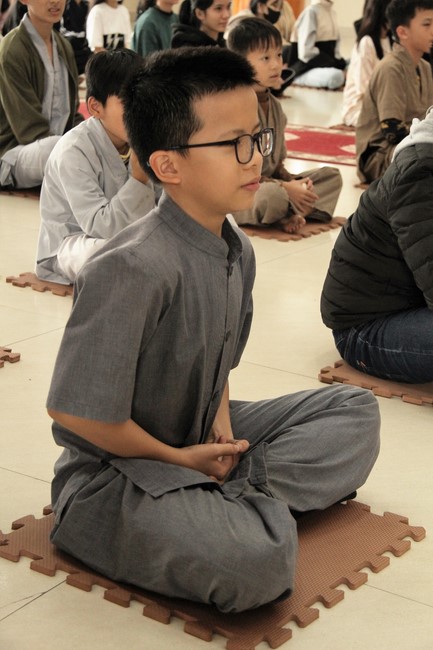 Youth towards Buddhism Retreat and Tea Meditation at Giai Lam pagoda, Ha Tinh