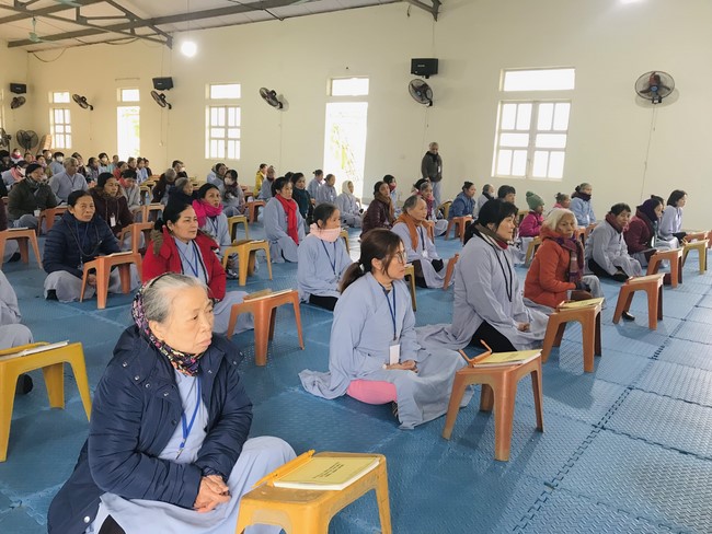 Chùa Đống Cao – Thanh Hóa: Khóa tu cuối năm - Lễ tất niên và trao quà tết