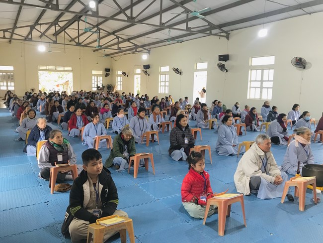 Chùa Đống Cao – Thanh Hóa: Khóa tu cuối năm - Lễ tất niên và trao quà tết