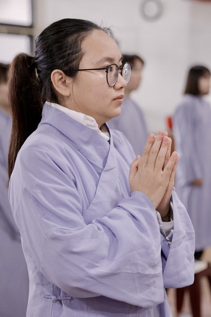 Year-end repentant Assembly at Linh An Temple in Taiwan
