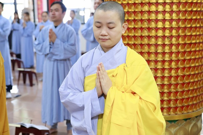 Year-end repentant Assembly at Linh An Temple in Taiwan