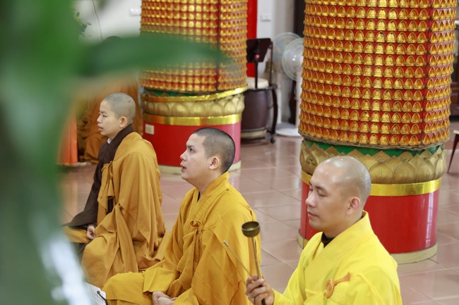 Year-end repentant Assembly at Linh An Temple in Taiwan