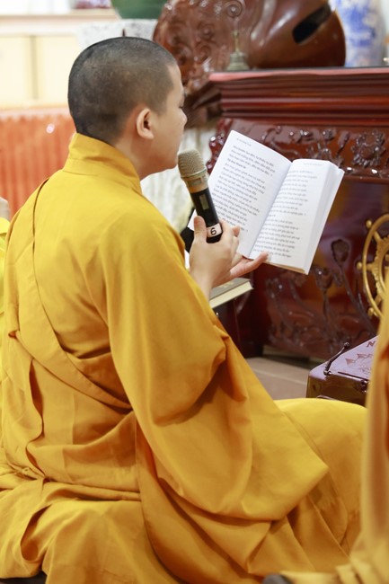 Year-end repentant Assembly at Linh An Temple in Taiwan