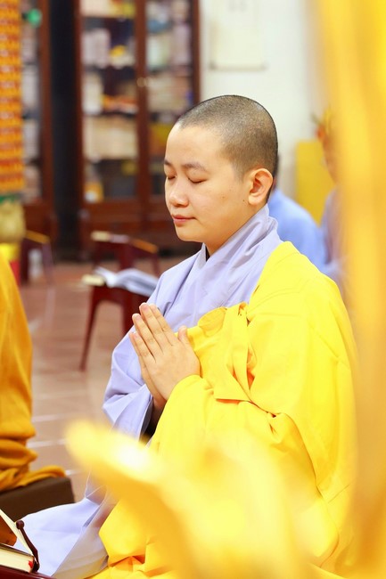 Year-end repentant Assembly at Linh An Temple in Taiwan