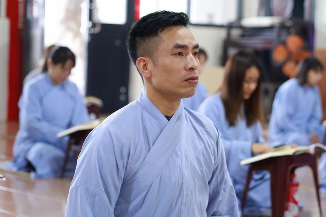 Year-end repentant Assembly at Linh An Temple in Taiwan