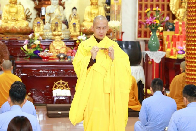 Year-end repentant Assembly at Linh An Temple in Taiwan