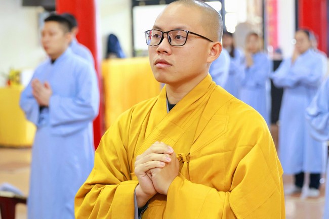 Year-end repentant Assembly at Linh An Temple in Taiwan