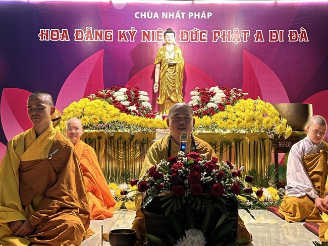 Chùa Nhất Pháp – Đồng Nai: Lễ Hoa đăng kỷ niệm đức Phật A Di Đà