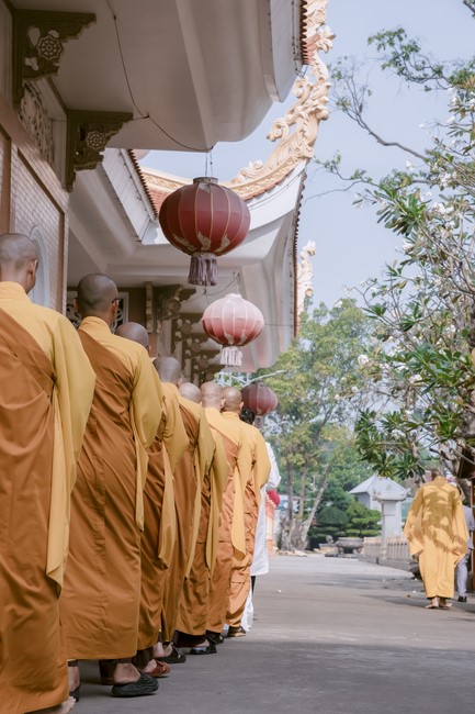 Wedding Ceremony at the pagoda