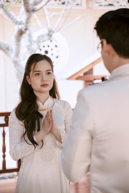 Wedding Ceremony at the pagoda