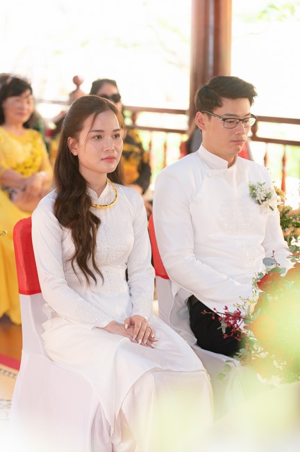 Wedding Ceremony at the pagoda