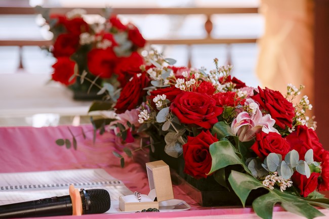 Wedding Ceremony at the pagoda