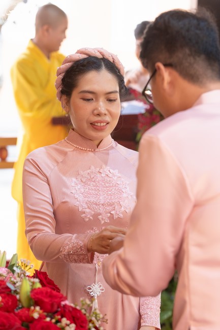 Wedding Ceremony at the pagoda