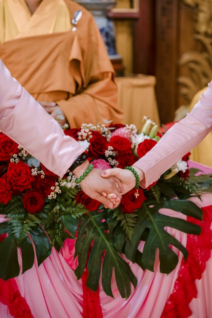 Wedding Ceremony at the pagoda