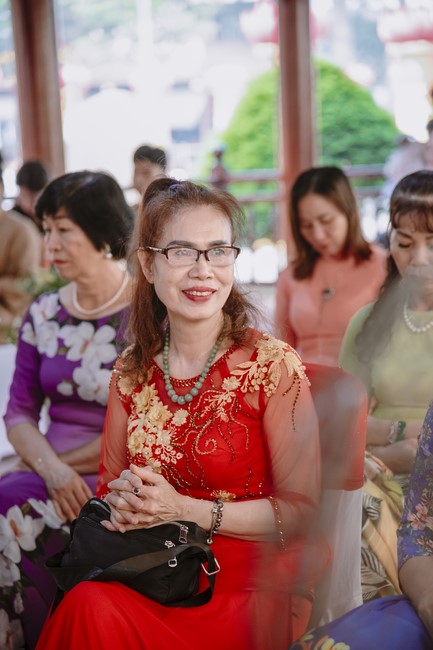 Wedding Ceremony at the pagoda