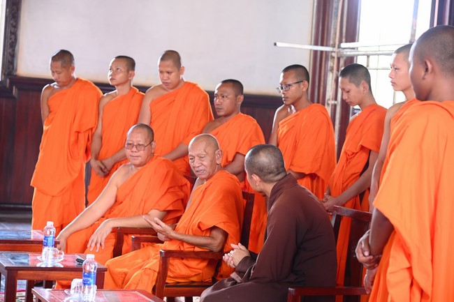 Quỹ đào tạo Tăng tài Ngộ Chân Tử cúng dường tại Học viện Phật giáo Nam Tông Khmer,  Cần Thơ.