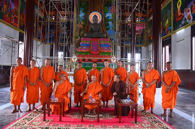 Quỹ đào tạo Tăng tài Ngộ Chân Tử cúng dường tại Học viện Phật giáo Nam Tông Khmer,  Cần Thơ.