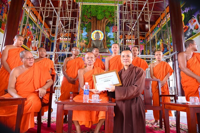 Quỹ đào tạo Tăng tài Ngộ Chân Tử cúng dường tại Học viện Phật giáo Nam Tông Khmer,  Cần Thơ.