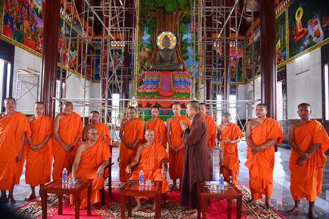 Quỹ đào tạo Tăng tài Ngộ Chân Tử cúng dường tại Học viện Phật giáo Nam Tông Khmer,  Cần Thơ.