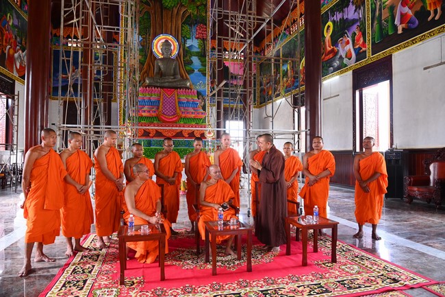 Quỹ đào tạo Tăng tài Ngộ Chân Tử cúng dường tại Học viện Phật giáo Nam Tông Khmer,  Cần Thơ.