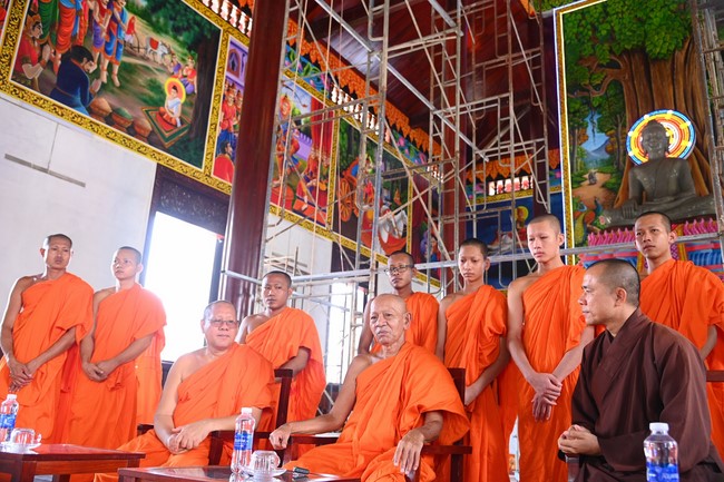 Quỹ đào tạo Tăng tài Ngộ Chân Tử cúng dường tại Học viện Phật giáo Nam Tông Khmer,  Cần Thơ.