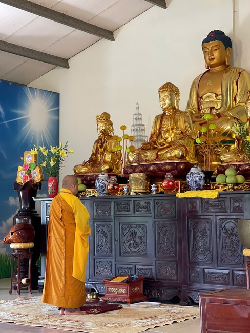 The 17th Retreat I have returned… at Dong Cao Pagoda, Thanh Hoa