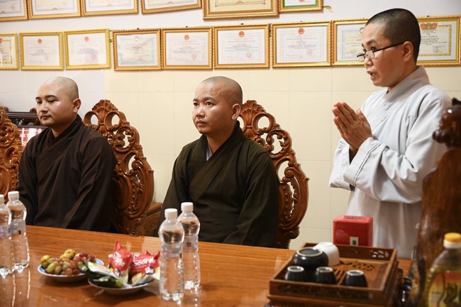 Quỹ đào tạo Tăng tài “Ngộ Chân Tử” cúng dường tại trường Trung cấp Phật học Sóc Trăng