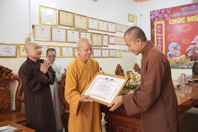 Quỹ đào tạo Tăng tài “Ngộ Chân Tử” cúng dường tại trường Trung cấp Phật học Sóc Trăng