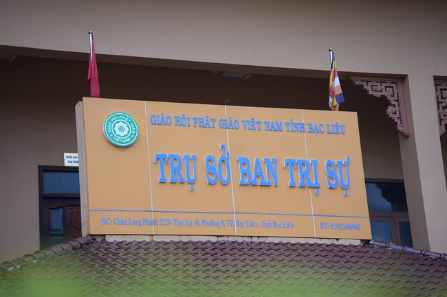 Quỹ đào tạo Tăng tài Ngộ Chân Tử cúng dường tại trường Trung cấp Phật học tỉnh Bạc Liêu.