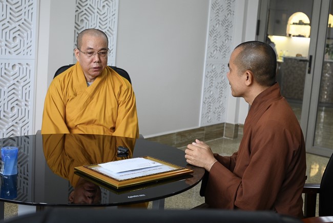 Quỹ đào tạo Tăng tài Ngộ Chân Tử cúng dường tại trường Trung cấp Phật học tỉnh Bạc Liêu.