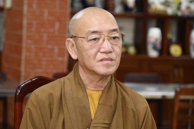 Quỹ đào tạo Tăng tài Ngộ Chân Tử cúng dường tại trường Trung cấp Phật học TP. Cần Thơ.