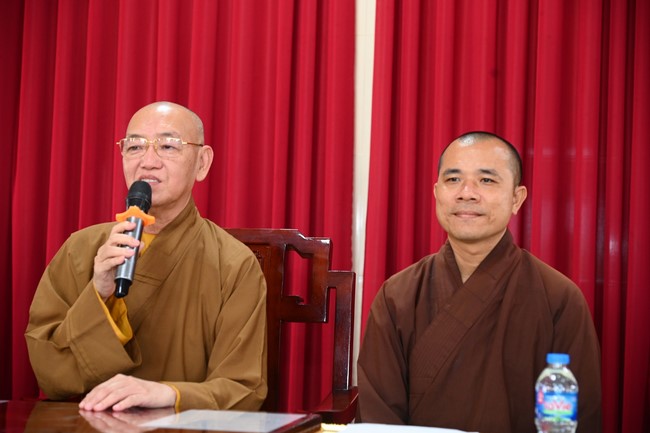 Quỹ đào tạo Tăng tài Ngộ Chân Tử cúng dường tại trường Trung cấp Phật học TP. Cần Thơ.