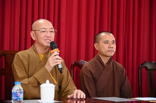 Quỹ đào tạo Tăng tài Ngộ Chân Tử cúng dường tại trường Trung cấp Phật học TP. Cần Thơ.