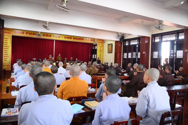 Quỹ đào tạo Tăng tài Ngộ Chân Tử cúng dường tại trường Trung cấp Phật học TP. Cần Thơ.