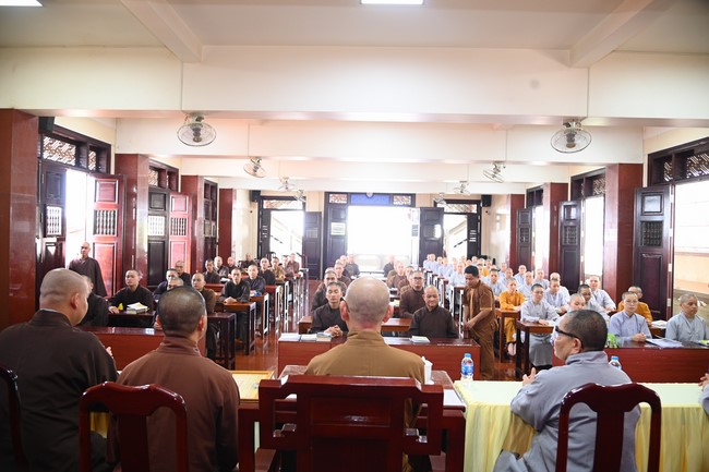 Quỹ đào tạo Tăng tài Ngộ Chân Tử cúng dường tại trường Trung cấp Phật học TP. Cần Thơ.