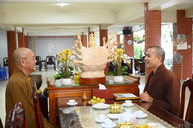 Quỹ đào tạo Tăng tài Ngộ Chân Tử cúng dường tại trường Trung cấp Phật học TP. Cần Thơ.