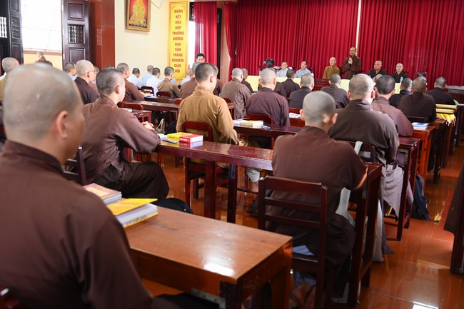 Quỹ đào tạo Tăng tài Ngộ Chân Tử cúng dường tại trường Trung cấp Phật học TP. Cần Thơ.