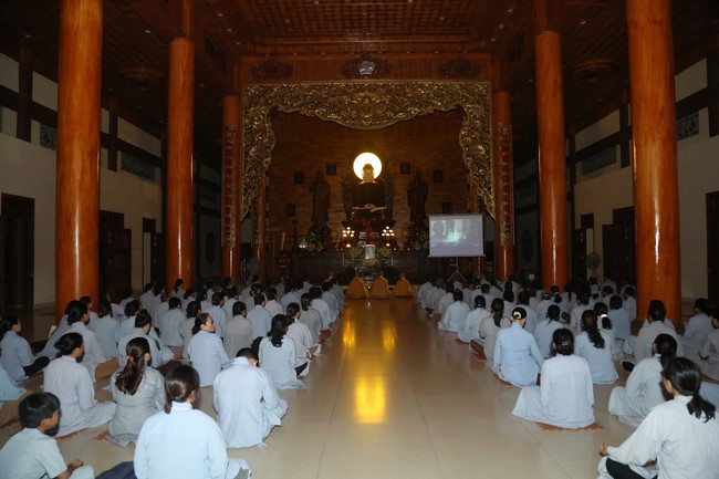 Hoang Phap pagoda Founder-Patriarch Death Anniversary at Giai Lam Pagoda, Ha Tinh Province.