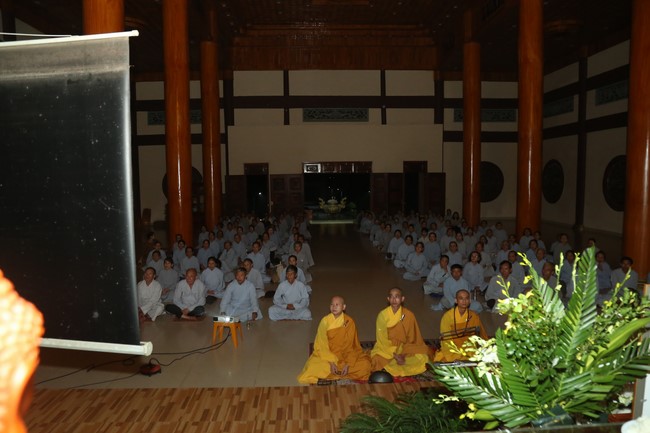 Hoang Phap pagoda Founder-Patriarch Death Anniversary at Giai Lam Pagoda, Ha Tinh Province.