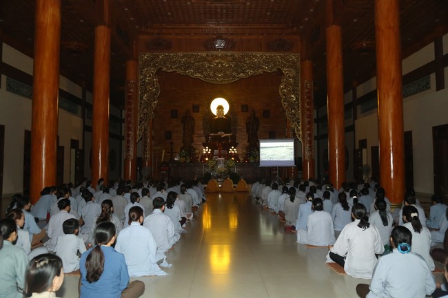 Hoang Phap pagoda Founder-Patriarch Death Anniversary at Giai Lam Pagoda, Ha Tinh Province.