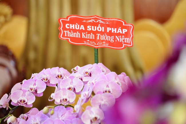 Paying homage to the Most Master and commemorating Hoang Phap Pagoda’s Founder by Monks, and Buddhists