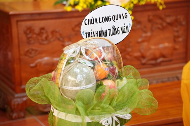 Paying homage to the Most Master and commemorating Hoang Phap Pagoda’s Founder by Monks, and Buddhists