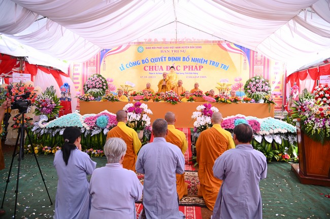 Abbot Appointment Ceremony of Dac Phap Pagoda in Đắk Nông