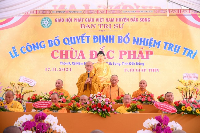 Abbot Appointment Ceremony of Dac Phap Pagoda in Đắk Nông